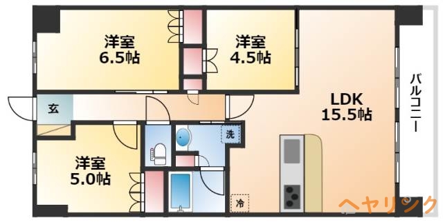 ラフィシア上前津の間取り