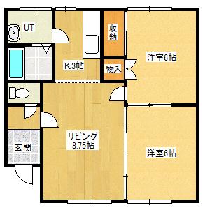 ハピネス６１０の間取り