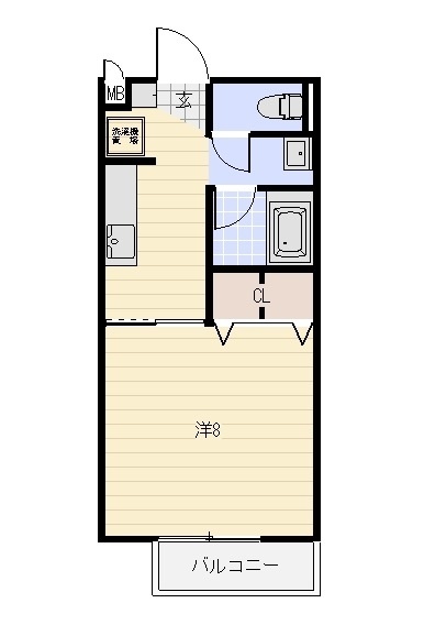 ＳｕｒｐｌｕｓI宮前Ｂの間取り