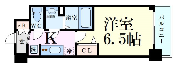 プレサンス新大阪イオリアの間取り