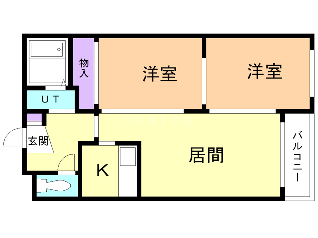 【サカエマンションの間取り】