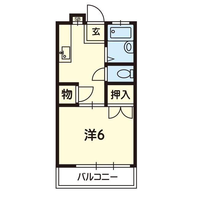 クリスタルコーポの間取り