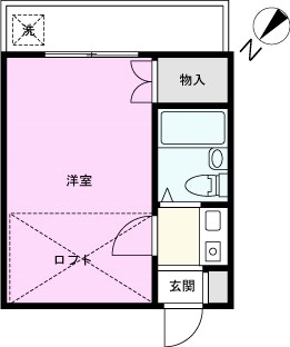 ＡＩパレスIIの間取り