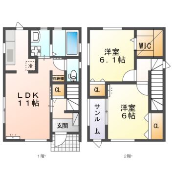 【コスモスタウンの間取り】