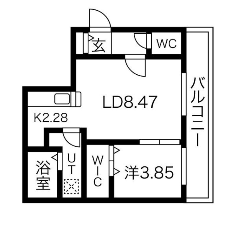 クラス南郷の間取り