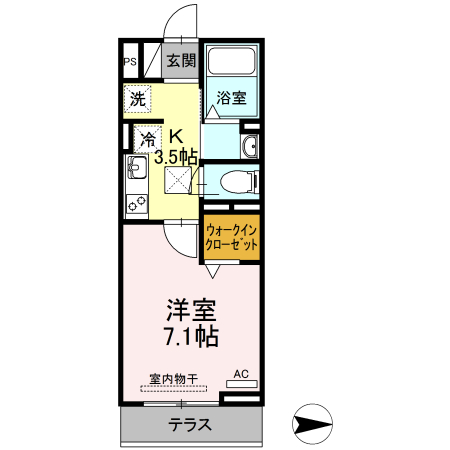 D-グレイス　B棟の間取り