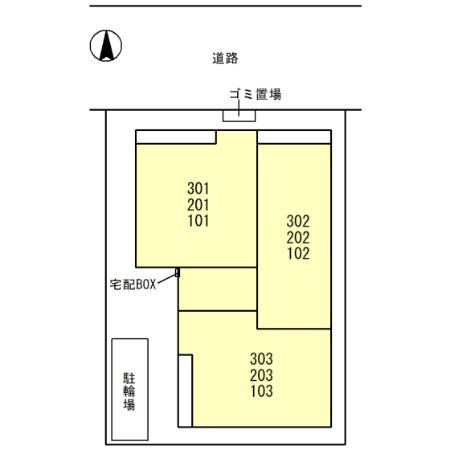 【尼崎市武庫之荘本町のアパートの玄関】