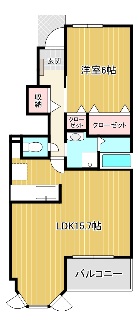 コンストライフBブロックの間取り