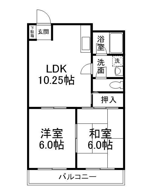 メイプルリーフ嵐山の間取り