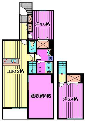 【（仮）さいたま市中央区八王子２丁目アパートの間取り】