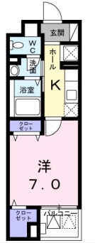 イーストブルー六番館の間取り