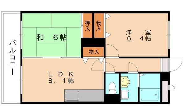 ビューPOINTの間取り