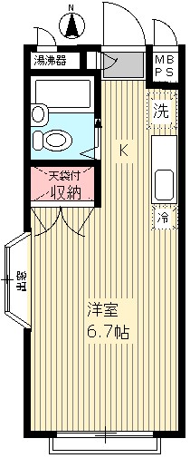 エステートピア高野の間取り