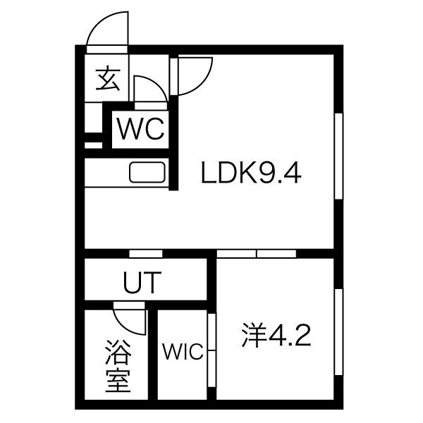 札幌市中央区南五条西のマンションの間取り