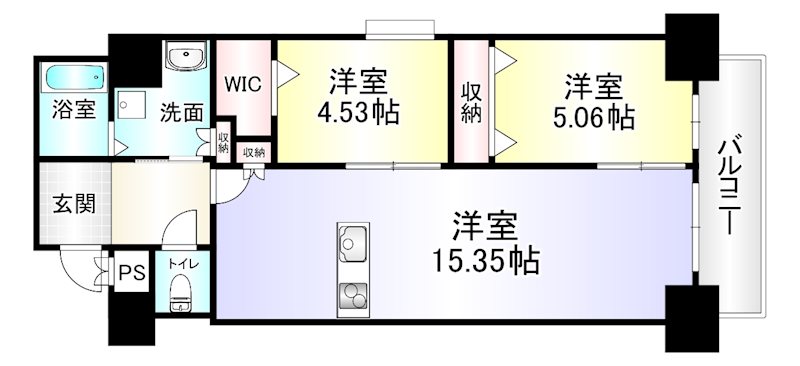 【スマート大手町の間取り】