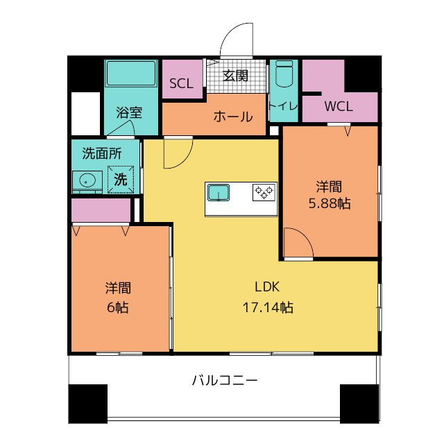 仮）真砂町ソプラの間取り