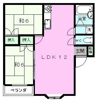 ガーデンヒルズの間取り