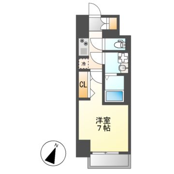 S-RESIDENCE金山三丁目の間取り