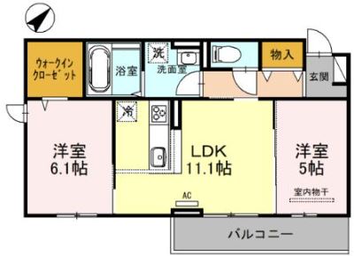 ベル エトワールＪの間取り