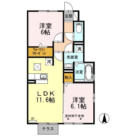 コンフィアンス-フェールの間取り