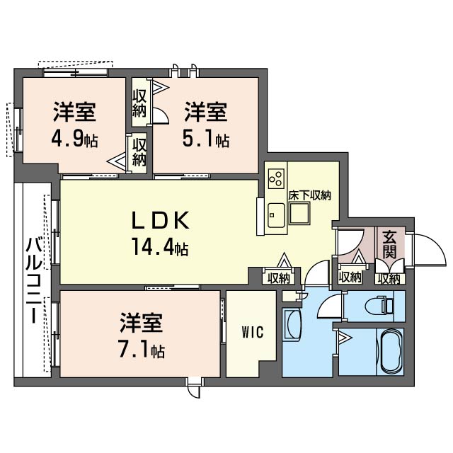 ＤＯＬＣＥの間取り