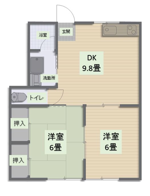 コスモスハイツIの間取り