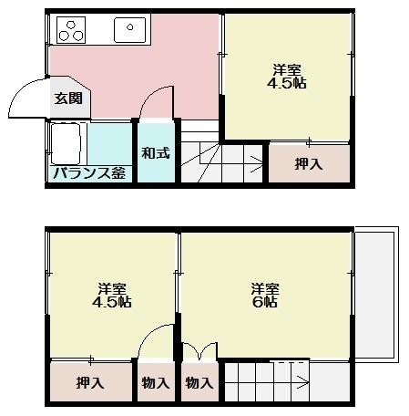 丸五アパートの間取り