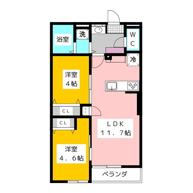 ＰｉａｃｅｒｅIIの間取り