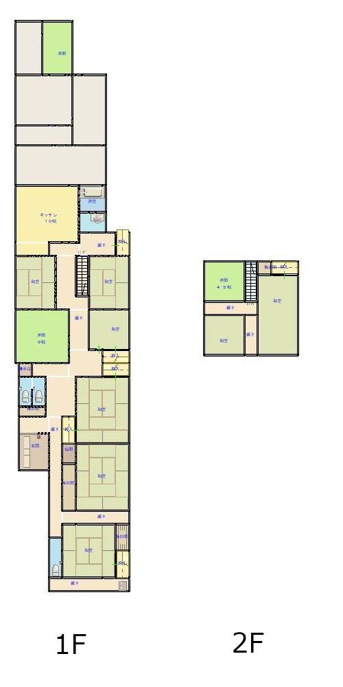 【黒部市立野戸建ての間取り】