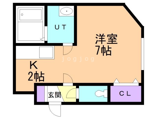 ＮＳＩ発寒駅前の間取り