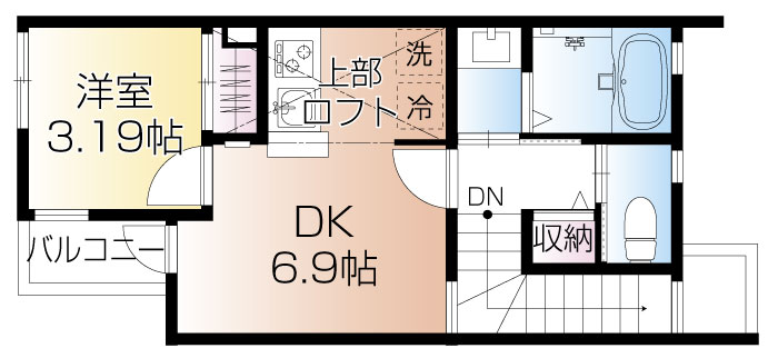 ＣＳ　ＧＡＲＤＥＮ　秋津の間取り