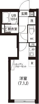 レピュア南大井レジデンスの間取り