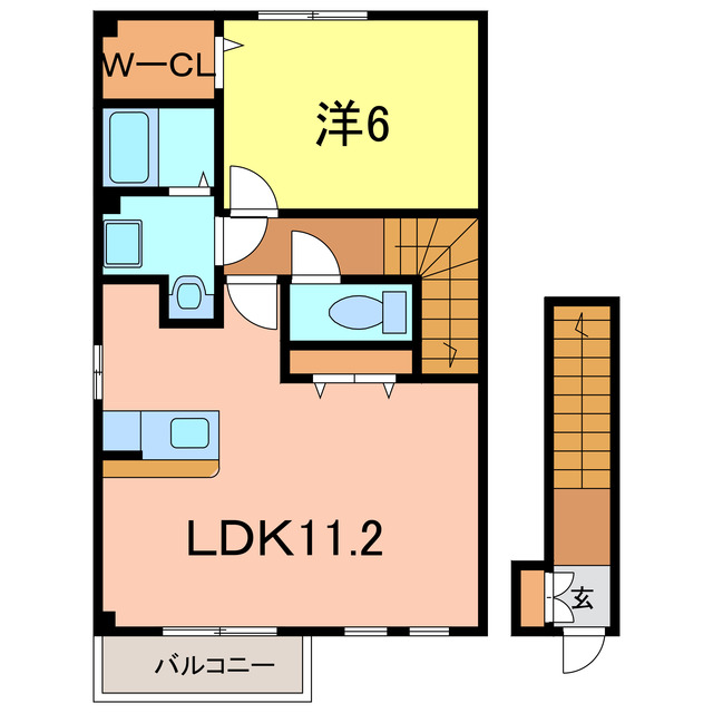 プルミエールAの間取り