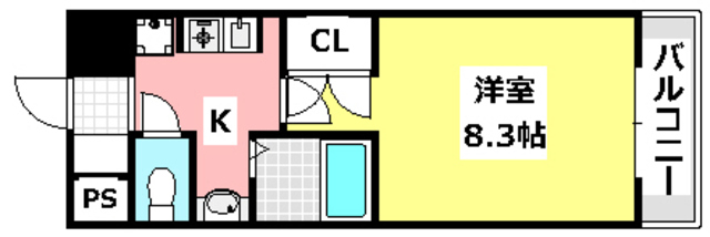 Yous Court（ユーズコート）の間取り