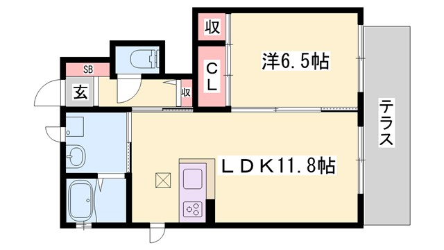 MAST　COURT下滝野Ａ棟の間取り