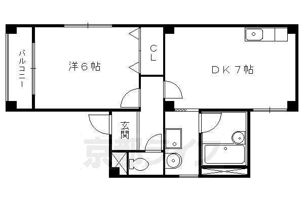 マンションステイタスIIの間取り