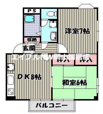 ローゼ　Ｂ棟の間取り