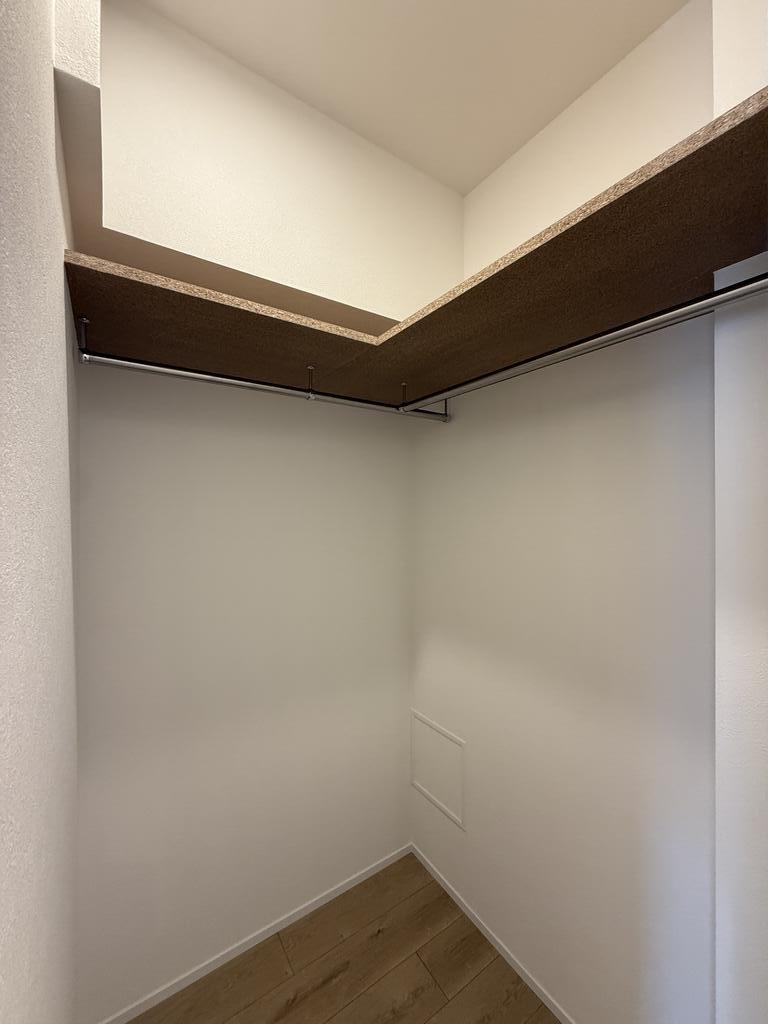 セキュリティ　たっぷり収納できるクローゼット