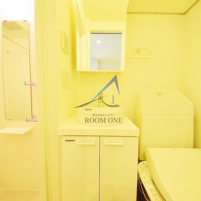 洗面設備　独立洗面台です。