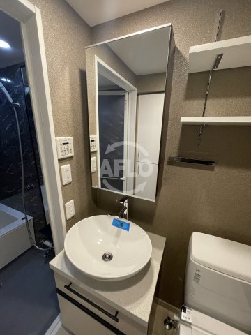 洗面設備　リンクハウス京町堀　独立洗面台