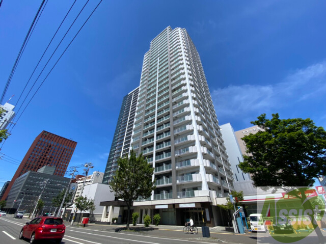 建物外観　札幌市中央区北四条東　「パシフィックタワー札幌」