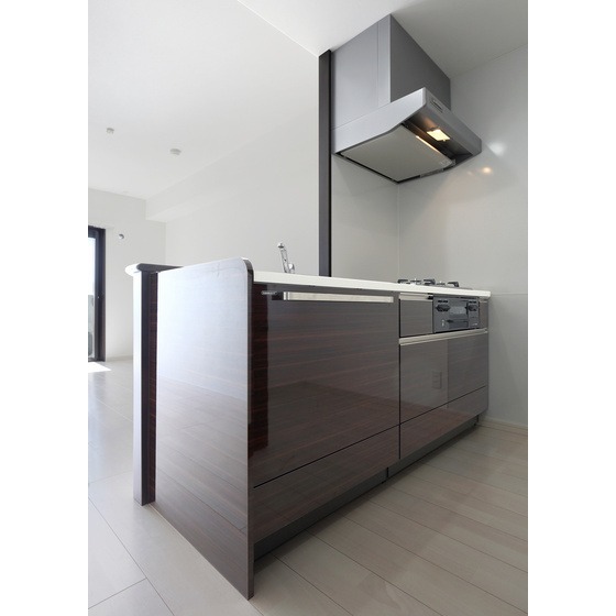 キッチン　人造大理石のキッチンです