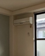 その他設備　エアコン付きで年中快適に過ごせますね。