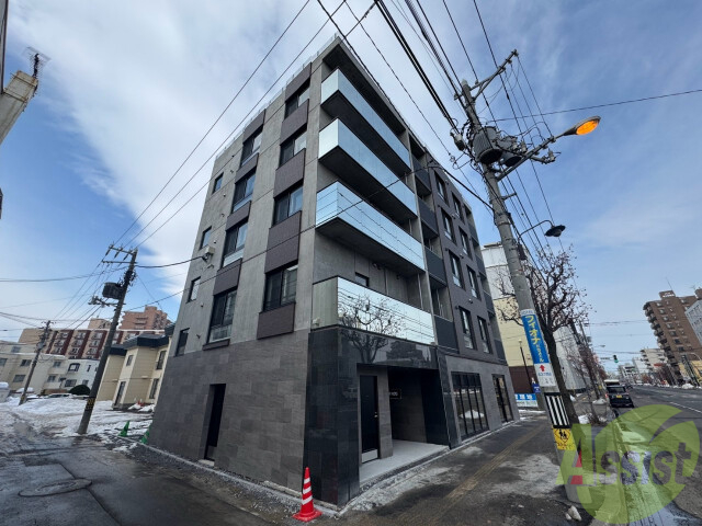 建物外観　完成予想パース　札幌市北区北三十五条西「ＥＸＯＲ　Ｎ３５」