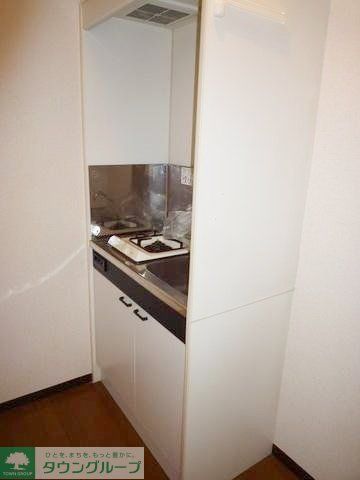 キッチン　1口ガスシステムキッチン