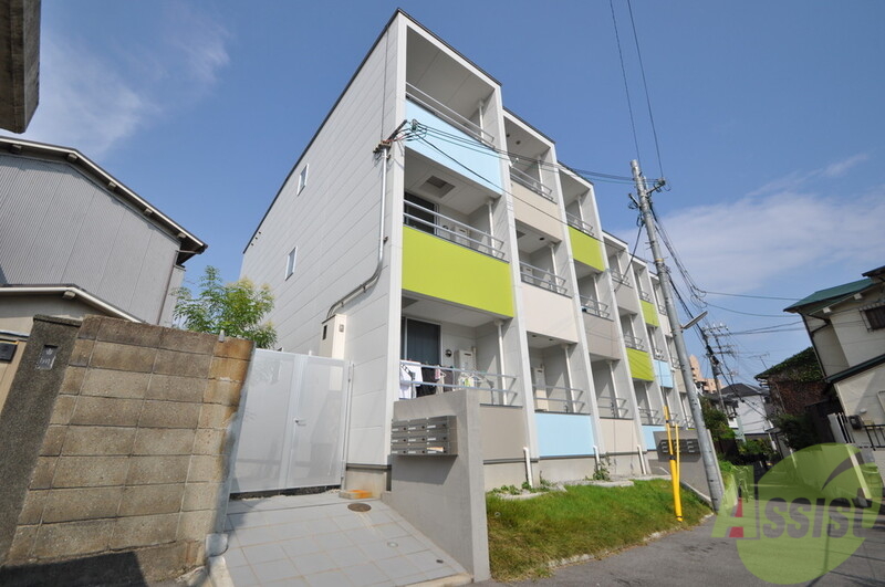建物外観　存在感があって、とてもオシャレな外観のマンションです。