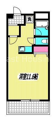 西武池袋線 中村橋駅 徒歩10分 3階建 築24年の間取り写真