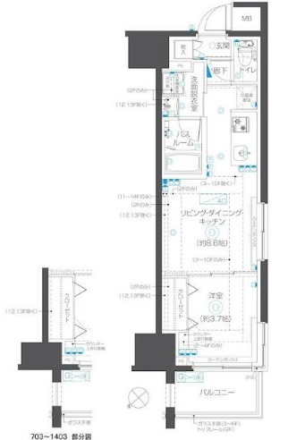 ZOOM立川曙町の間取り写真