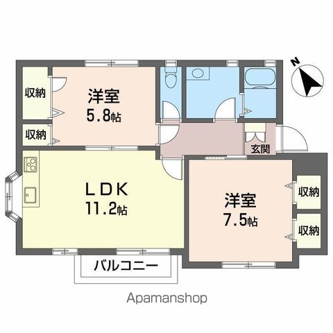 ファミールアルファ A棟の間取り写真