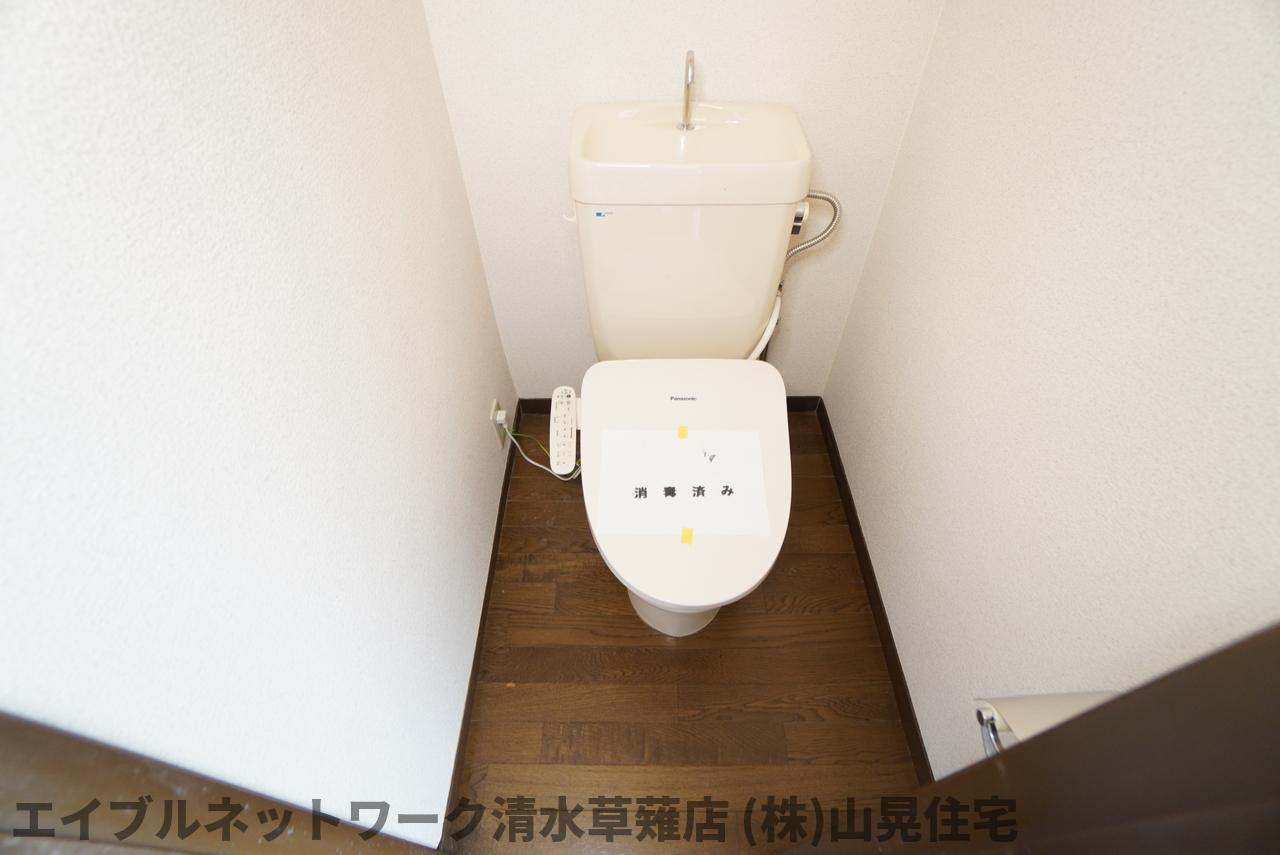 静岡鉄道静岡清水線 狐ケ崎駅 徒歩21分 4階建 築39年のトイレ写真